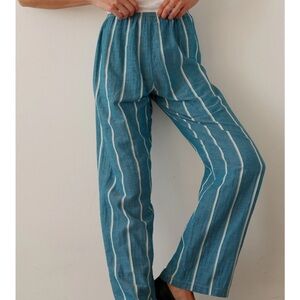 DONNI stripe simple pant